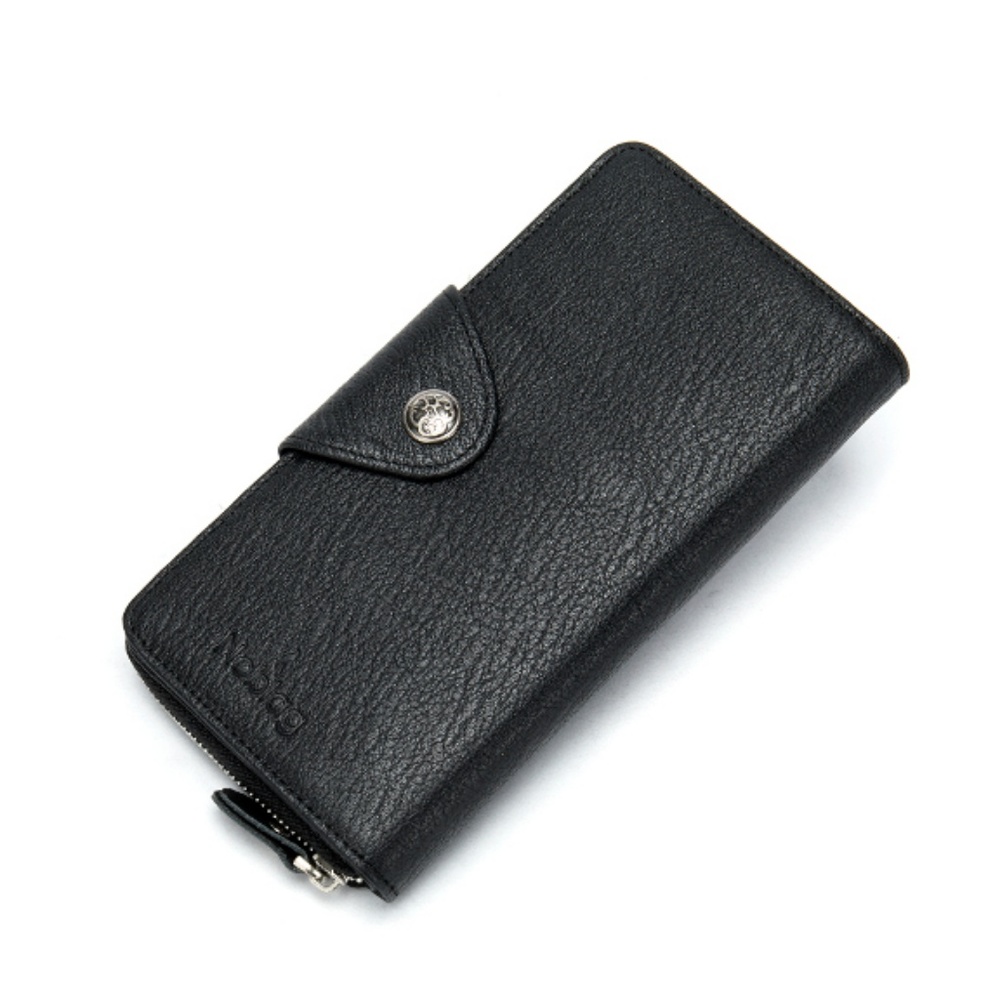 Noblag Long Leather Zip Men’s Wallet